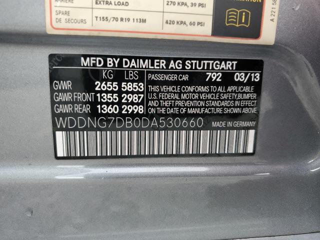 VIN WDDNG7DB0DA530660 2013 Mercedes-Benz S-Class, 550 no.12