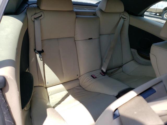 VIN: WBAEB53558CX62980 Auction: COPART Lot: 58624673 Location: TN - NASHVILLE WBAEB53558CX62980 BMW 6 SERIES 2008 GRAY Photo 10