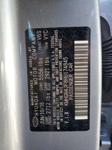 2017 GENESIS G80 ULTIMA KMHGN4JF8HU174845