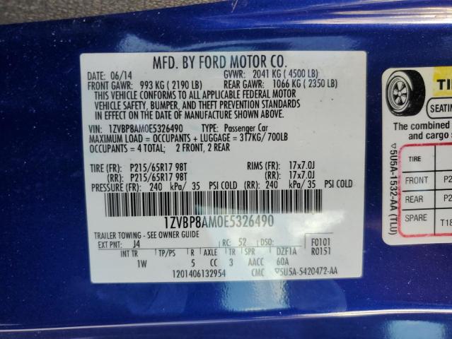 1ZVBP8AM0E5326490 Ford MUSTANG