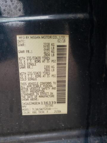 5N1AZ2MG8JN136339 Nissan MURANO S