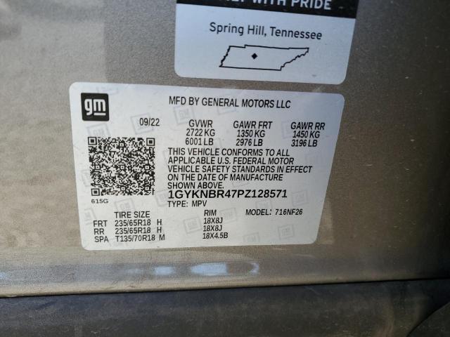 1GYKNBR47PZ128571 Cadillac XT5 LUXURY