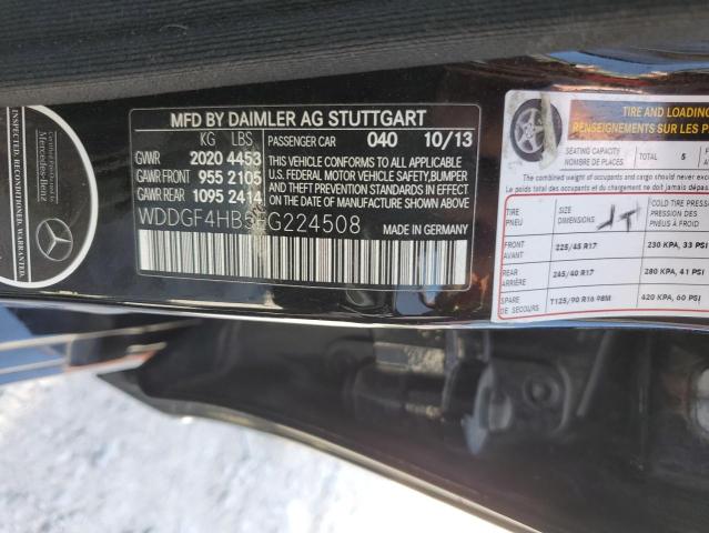 WDDGF4HB5EG224508 Mercedes-Benz C 250