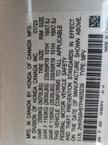 2023 HONDA CR-V SPORT - 2HKRS6H97PH809239
