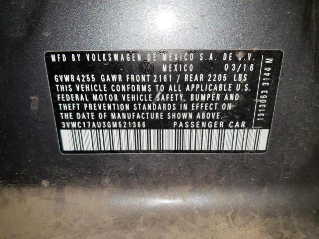 2016 VOLKSWAGEN GOLF SPORT - 3VWC17AU3GM521366