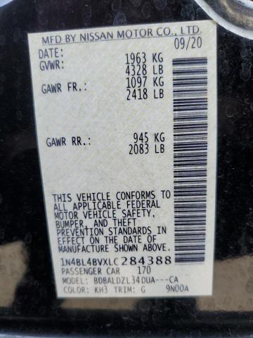 1N4BL4BVXLC284388 Nissan ALTIMA S