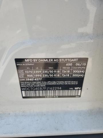 2015 MERCEDES-BENZ GLA 250 - WDCTG4EB7FJ162294