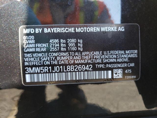 3MW5R1J01L8B26942 BMW 330I