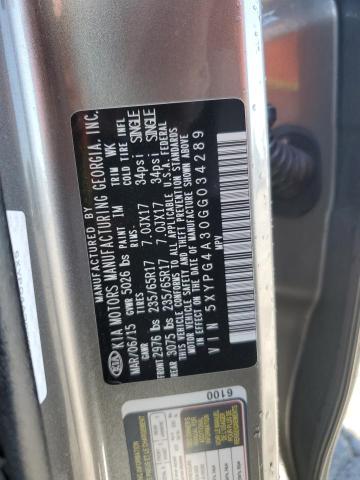 5XYPG4A30GG034289 KIA SORENTO LX