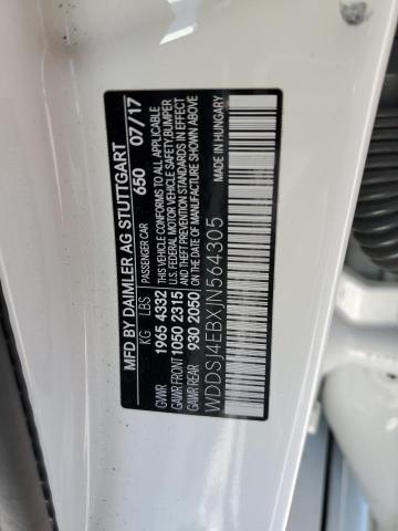 WDDSJ4EBXJN564305 Mercedes-Benz CLA 250