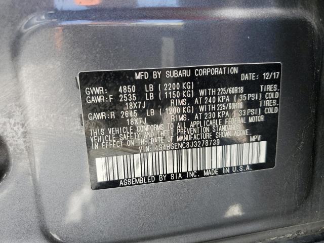 4S4BSENC8J3278739 Subaru Outback 3.6r Limited