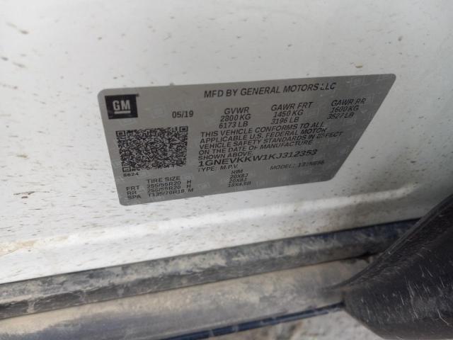 2019 CHEVROLET TRAVERSE - 1GNEVKKW1KJ312353