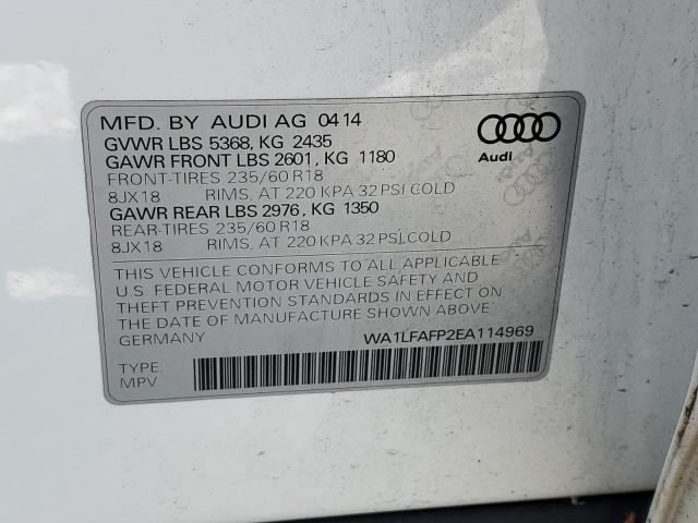 VIN WA1LFAFP2EA114969 2014 Audi Q5, Premium Plus no.13