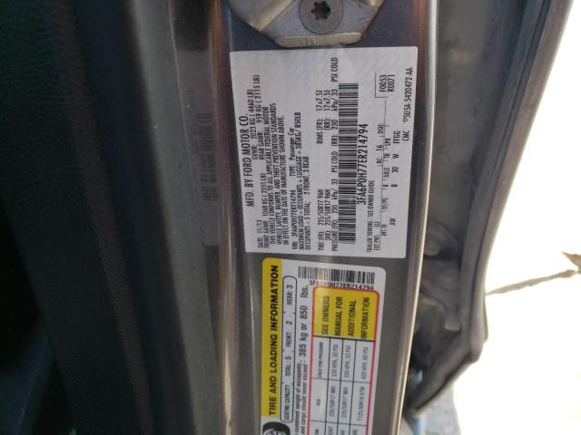 3FA6P0H77ER214794 Ford FUSION SE