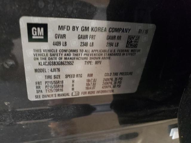 KL4CJGSB3GB622652 Buick Encore