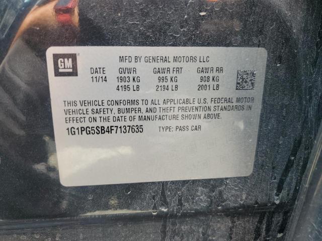 2015 CHEVROLET CRUZE LTZ - 1G1PG5SB4F7137635