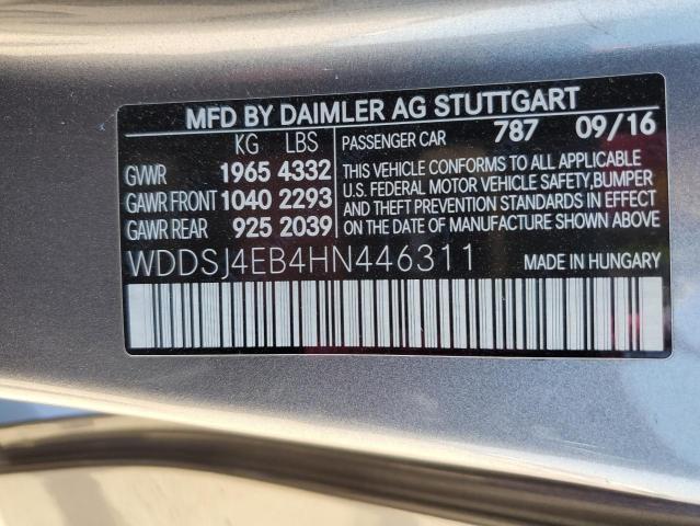 WDDSJ4EB4HN446311 Mercedes-Benz CLA 250