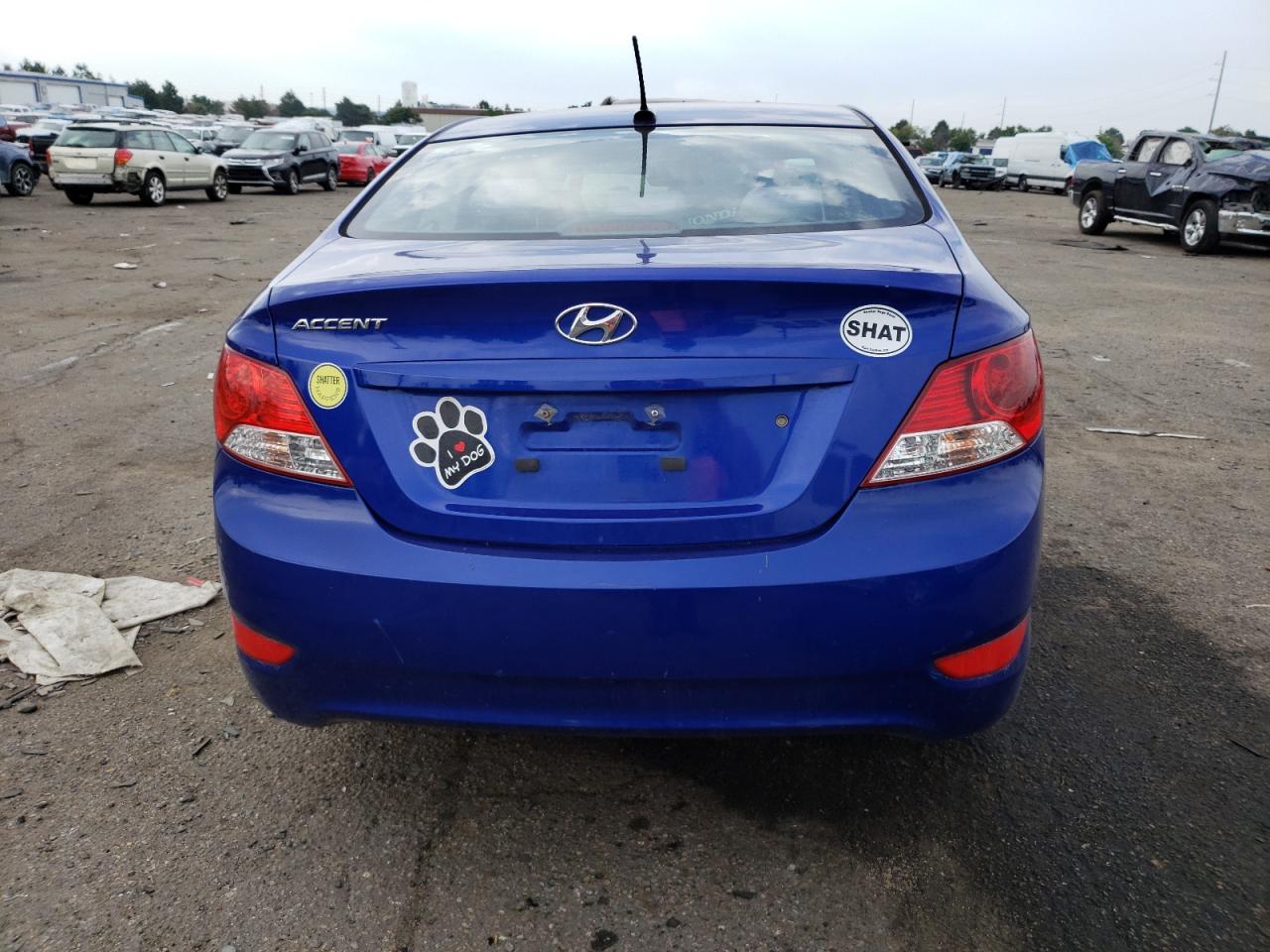 KMHCT4AE1EU625590 2014 Hyundai Accent Gls