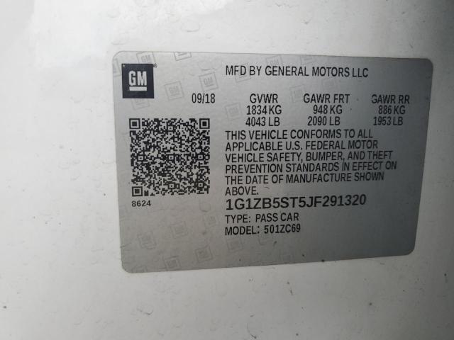 2018 CHEVROLET MALIBU LS - 1G1ZB5ST5JF291320