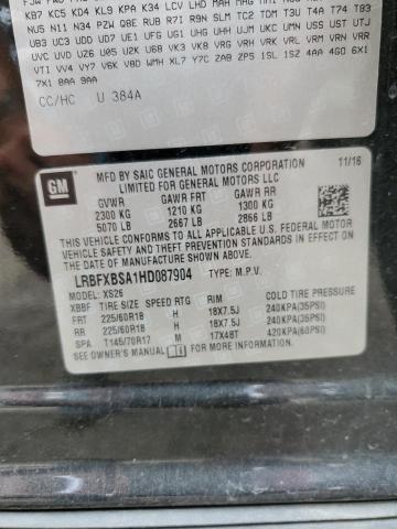 LRBFXBSA1HD087904 Buick Envision Essence