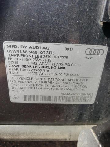 WA1ANAFY1J2047952 2018 AUDI Q5, photo no. 12