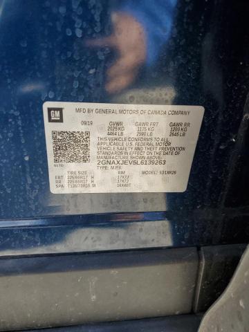 2020 CHEVROLET EQUINOX LT - 2GNAXJEV5L6139263