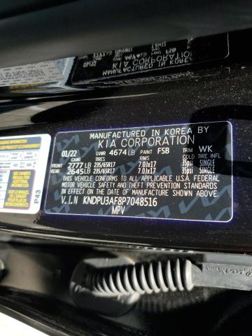 KNDPU3AF8P7048516 KIA Sportage Lx
