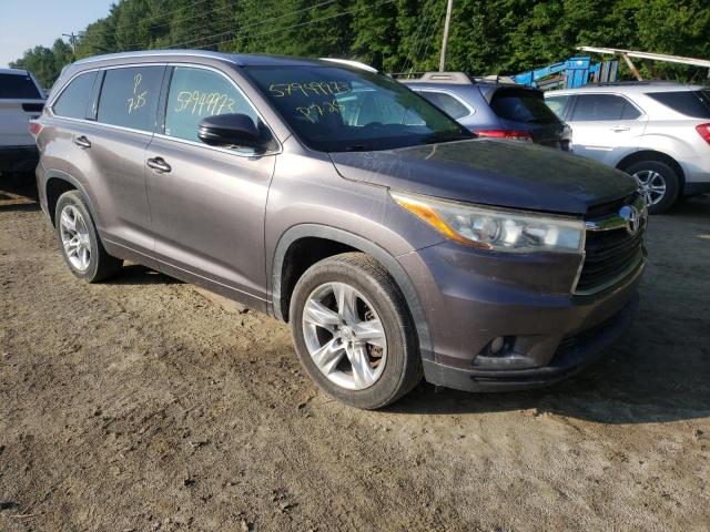 VIN 5TDYKRFH4ES018259 2014 Toyota Highlander, Limited no.4