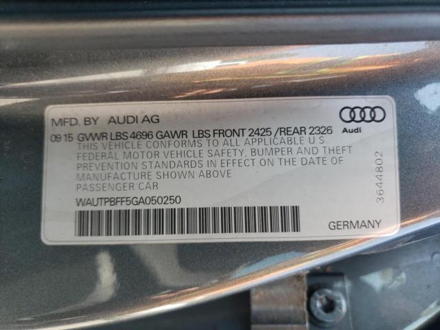 2016 AUDI A3 E-TRON - WAUTPBFF5GA050250