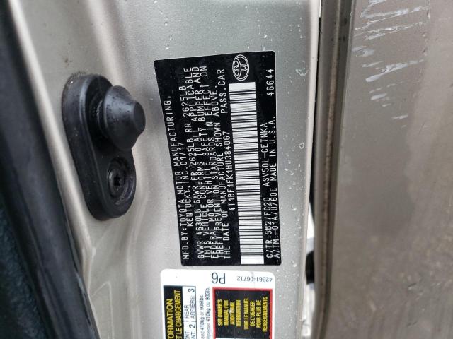 2017 TOYOTA CAMRY LE - 4T1BF1FK1HU384067