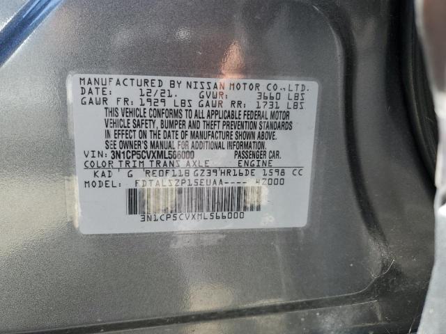 3N1CP5CVXML566000 Nissan KICKS SV