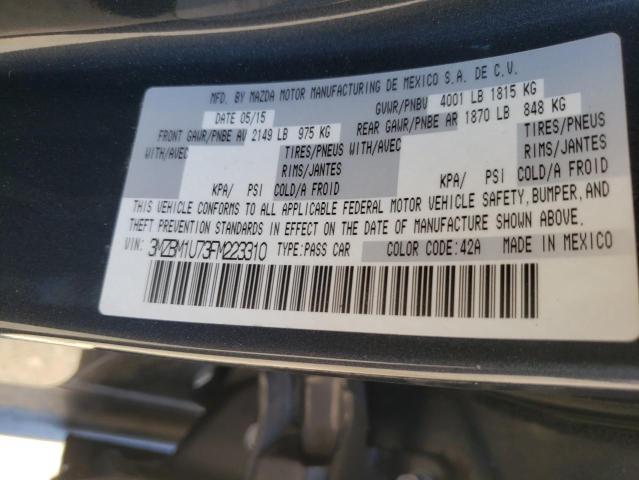3MZBM1U73FM223310 Mazda 3 SPORT