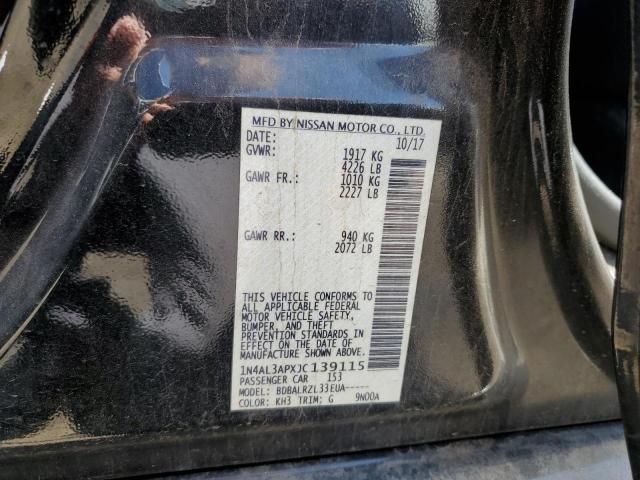 1N4AL3APXJC139115 Nissan ALTIMA 2.5