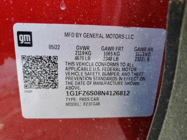 1G1FZ6S08N4126812 Chevrolet Bolt EUV P 12