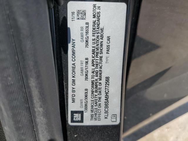 2017 CHEVROLET SPARK LS - KL8CB6SA6HC772568
