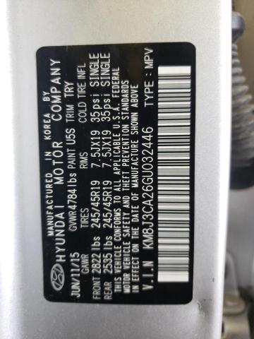 2016 HYUNDAI TUCSON 4D KM8J3CA26GU032446