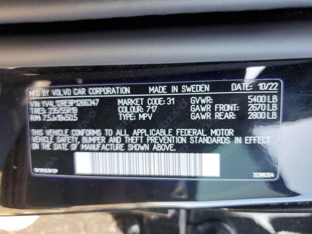 2023 VOLVO XC60 PLUS YV4L12RE9P1266347