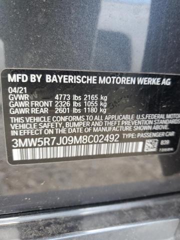 2021 BMW 330XI - 3MW5R7J09M8C02492