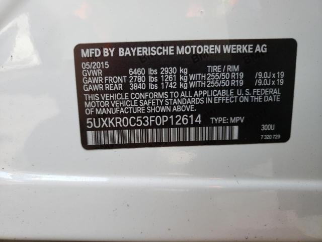 5UXKR0C53F0P12614 2015 BMW X5, photo no. 14