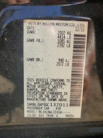 1N4BL3AP3GC137011 Nissan Altima 3.5sl