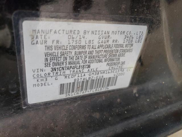 2015 NISSAN UK - 3N1CN7AP4FL818736