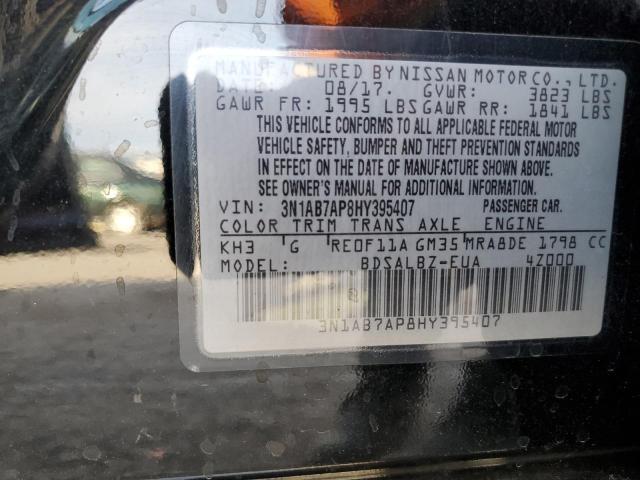 3N1AB7AP8HY395407 Nissan SENTRA S