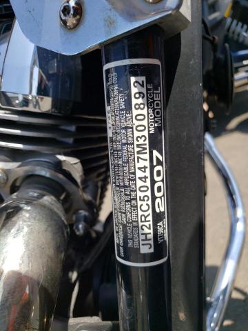 2007 HONDA VT750 JH2RC50447M300892