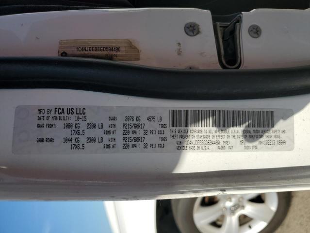 1C4NJDEB8GD594490 Jeep Compass Latitude