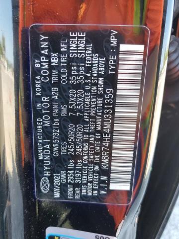 2021 HYUNDAI PALISADE C - KM8R74HE4MU331359