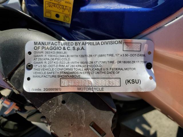 2022 APRILIA RS 660 FAC - ZD4KSUP05NS000396