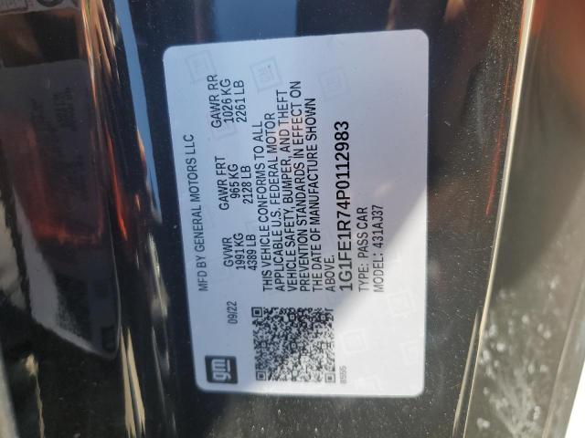 2023 CHEVROLET CAMARO LT1 1G1FE1R74P0112983