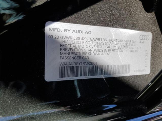 WAUAUDGY1PA103604 Audi A3 PREMIUM 12