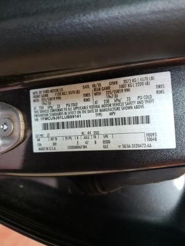 1FMCU9J91LUB89141 2020 FORD ESCAPE, photo no. 13