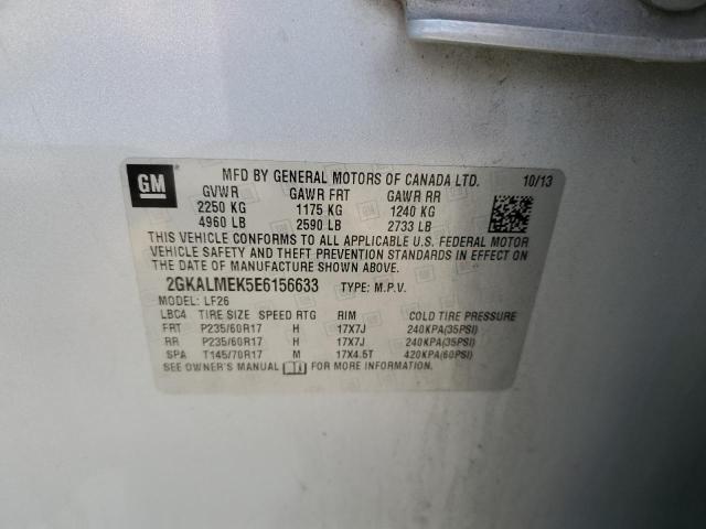 2GKALMEK5E6156633 GMC Terrain Sle